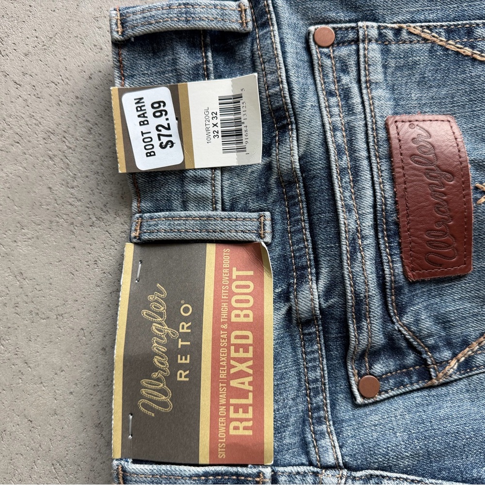 Wrangler Relaxed Fit Men's Denim Jeans